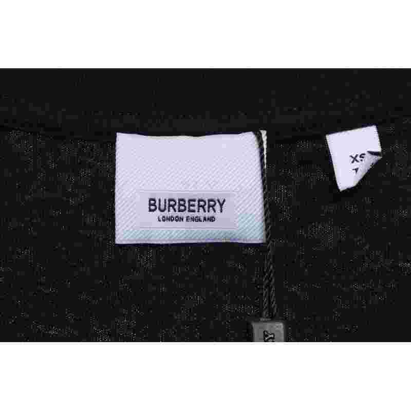 PK God Batch Burberry logo embroidered teddy bear short sleeves