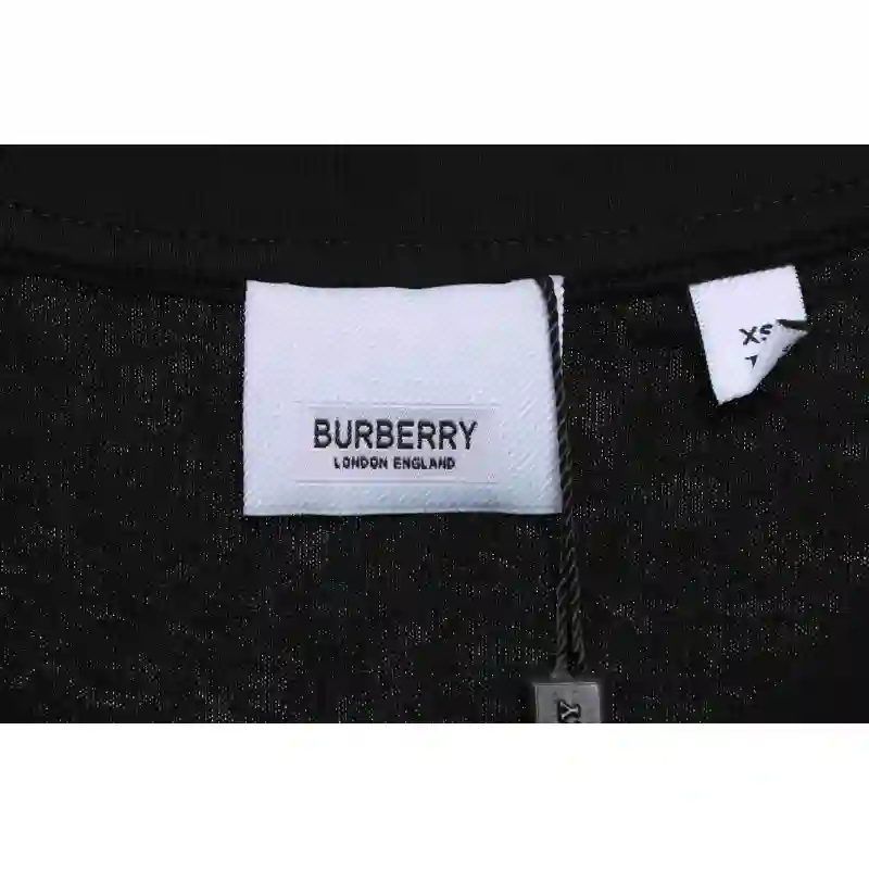PK God Batch Burberry logo embroidered teddy bear short sleeves