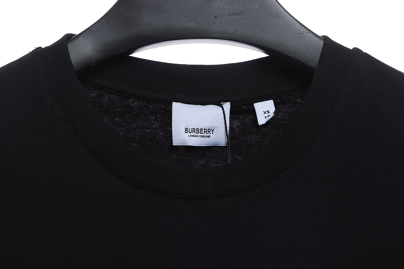 PK God Batch Burberry logo embroidered teddy bear short sleeves