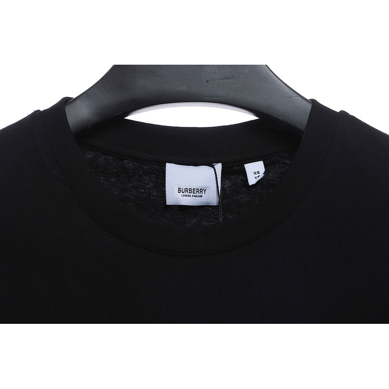 PK God Batch Burberry logo embroidered teddy bear short sleeves