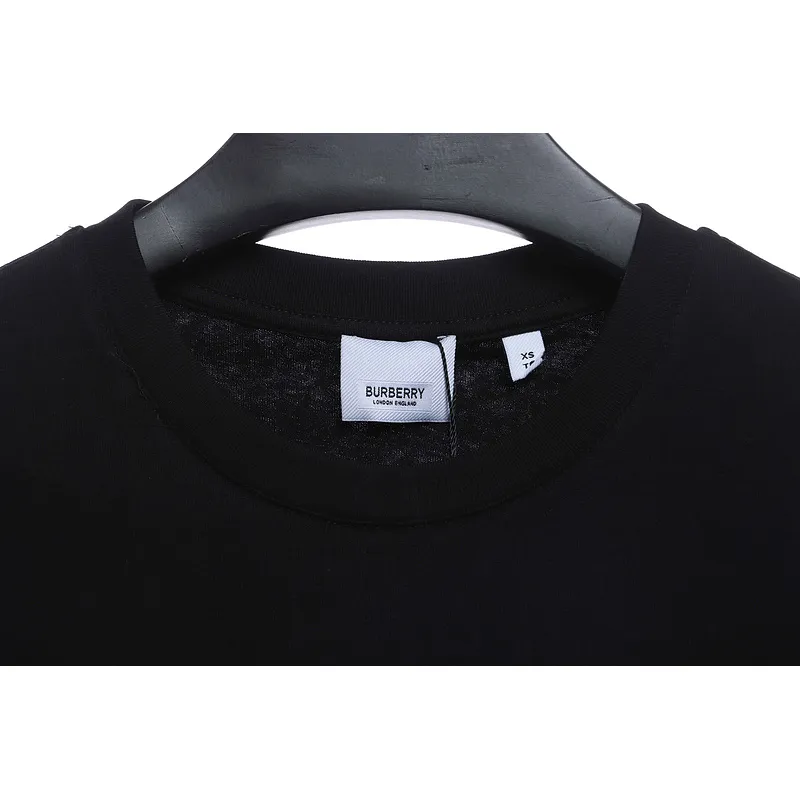 PK God Batch Burberry logo embroidered teddy bear short sleeves
