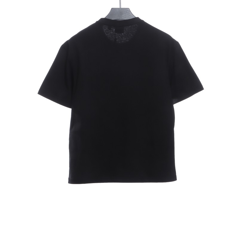 PK God Batch Burberry logo embroidered teddy bear short sleeves