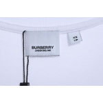PK God Batch Burberry logo embroidered teddy bear short sleeves white