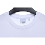 PK God Batch Burberry logo embroidered teddy bear short sleeves white