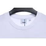 PK God Batch Burberry logo embroidered teddy bear short sleeves white