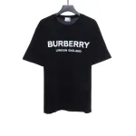 PK God Batch Burberry Logo Print Short Sleeve Black