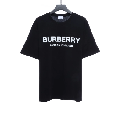 PK God Batch Burberry Logo Print Short Sleeve Black 01