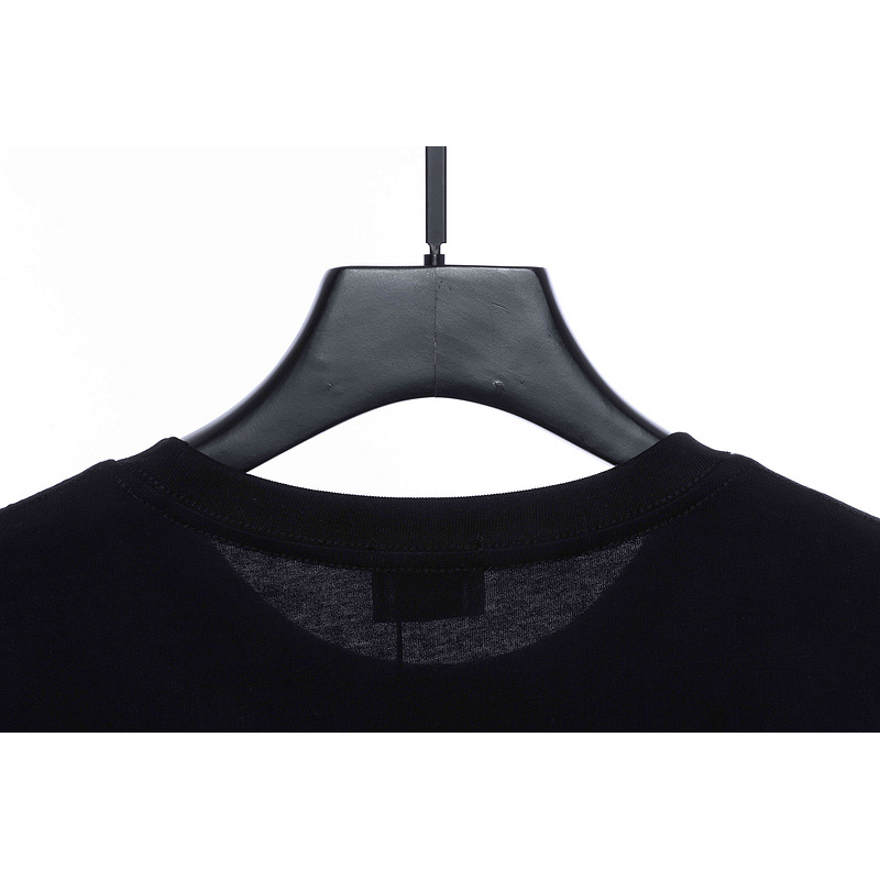 PK God Batch Burberry Logo Print Short Sleeve Black
