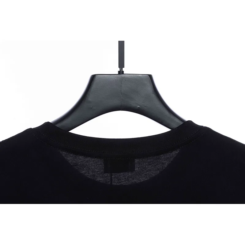 PK God Batch Burberry Logo Print Short Sleeve Black