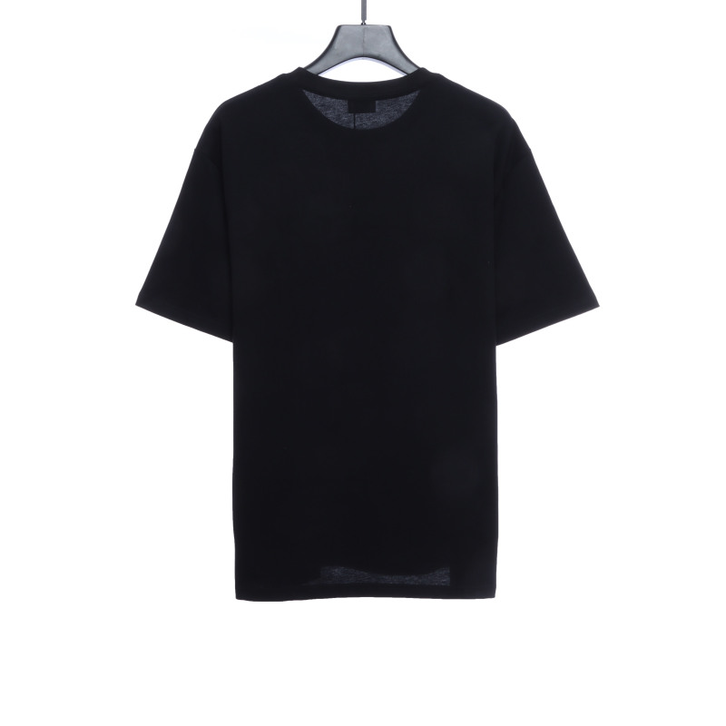 PK God Batch Burberry Logo Print Short Sleeve Black