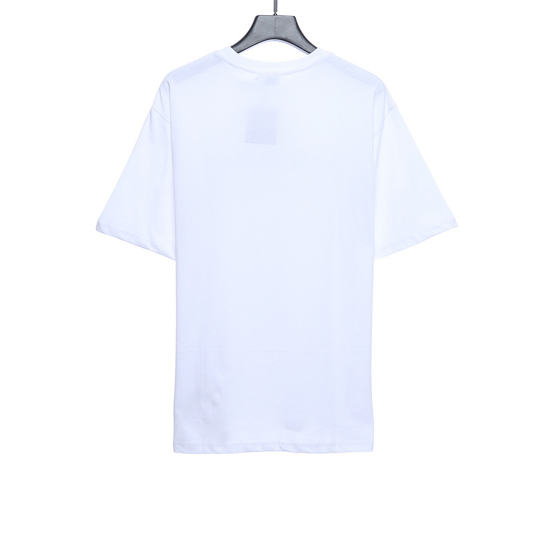 PK God Batch Burberry Logo Print Short Sleeve White