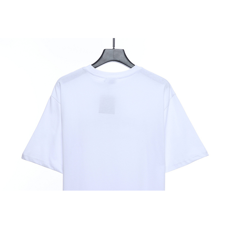 PK God Batch Burberry Logo Print Short Sleeve White
