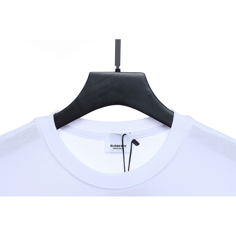 PK God Batch Burberry Logo Print Short Sleeve White