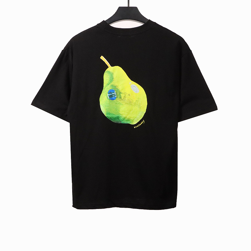 PK God Batch Burberry oil painting pear print short sleeve