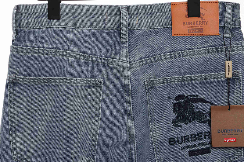 PK God Batch Burberry SUP Warhorse Embroidered Jeans