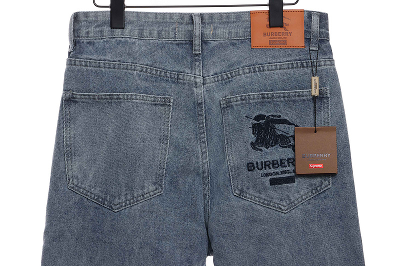 PK God Batch Burberry SUP Warhorse Embroidered Jeans