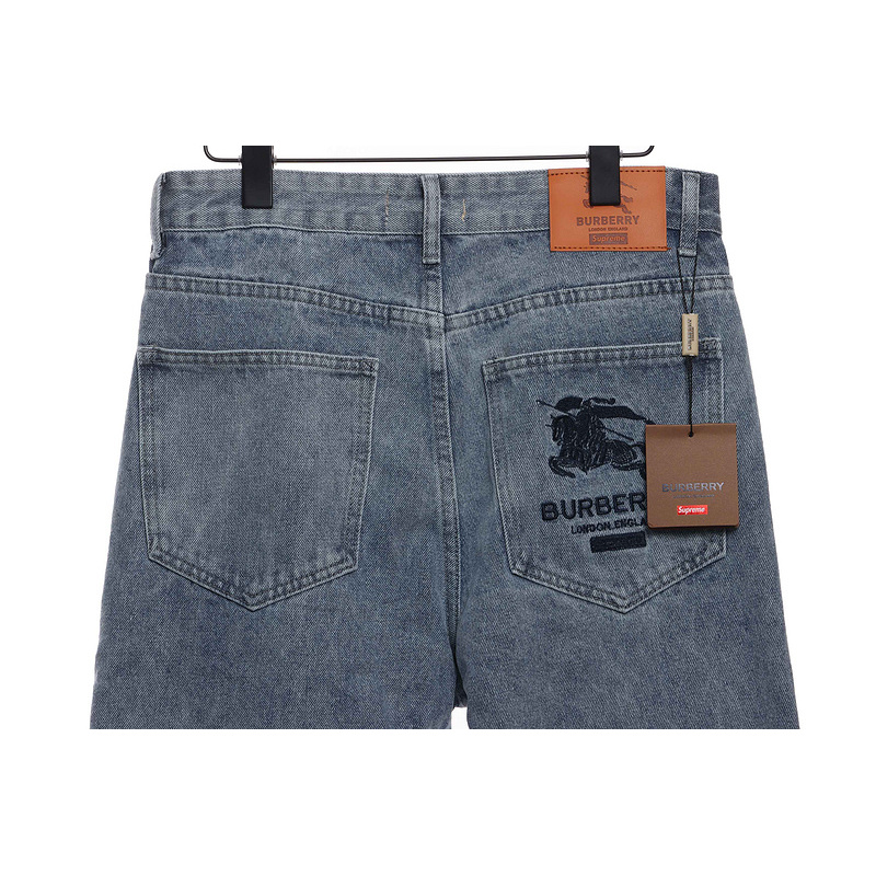 PK God Batch Burberry SUP Warhorse Embroidered Jeans