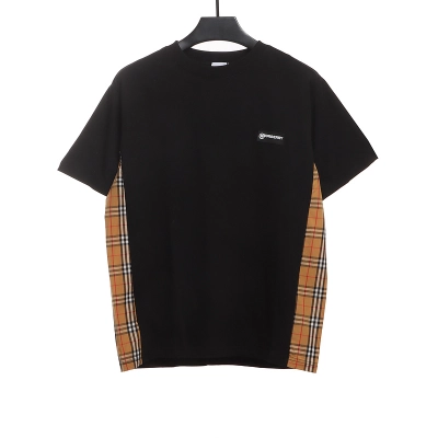 PK God Batch Burberry waist plaid patchwork short sleeves 01