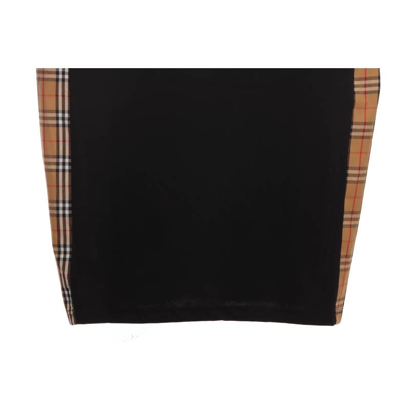 PK God Batch Burberry waist plaid patchwork short sleeves