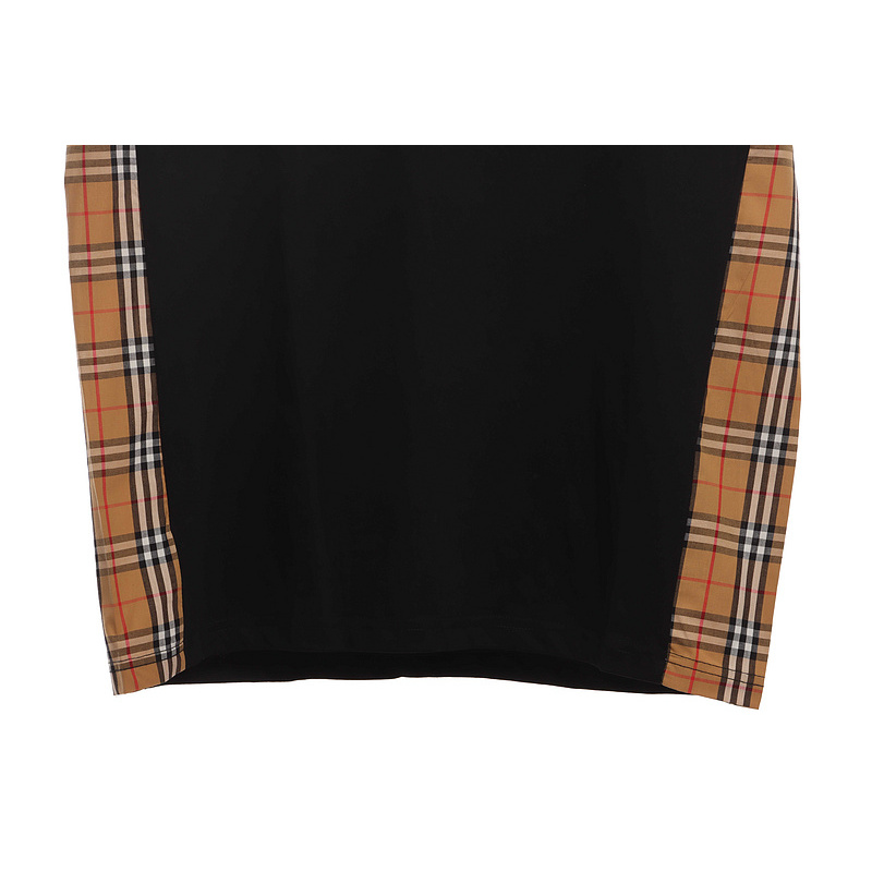 PK God Batch Burberry waist plaid patchwork short sleeves
