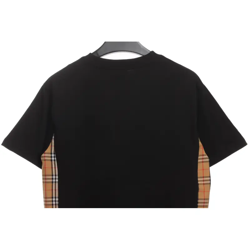 PK God Batch Burberry waist plaid patchwork short sleeves