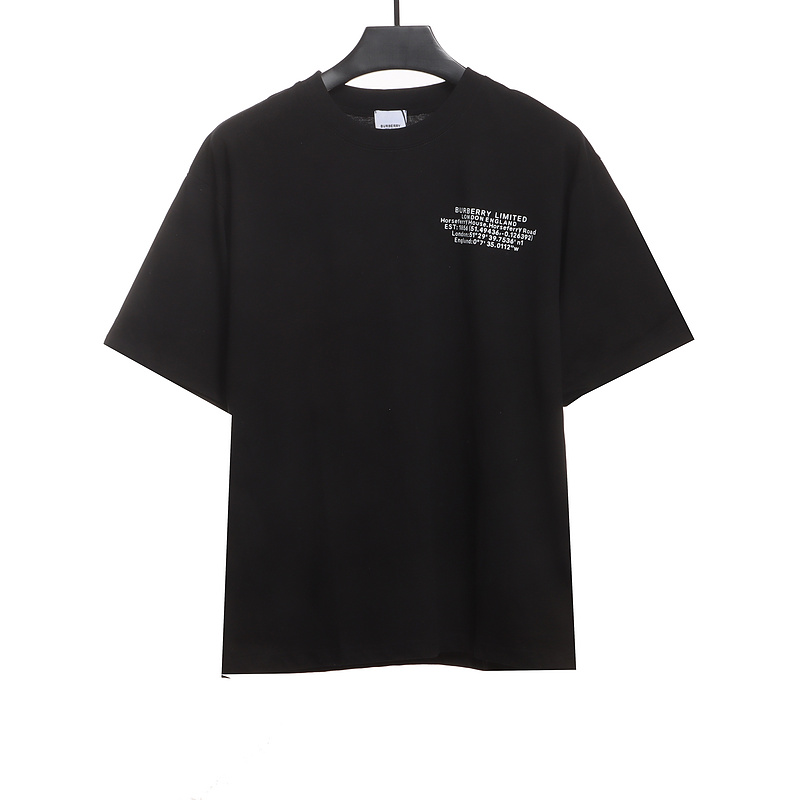 PK God Batch Burberry warp and weft print short sleeves