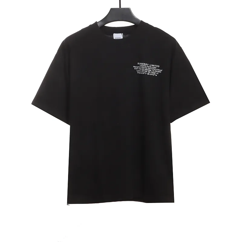 PK God Batch Burberry warp and weft print short sleeves