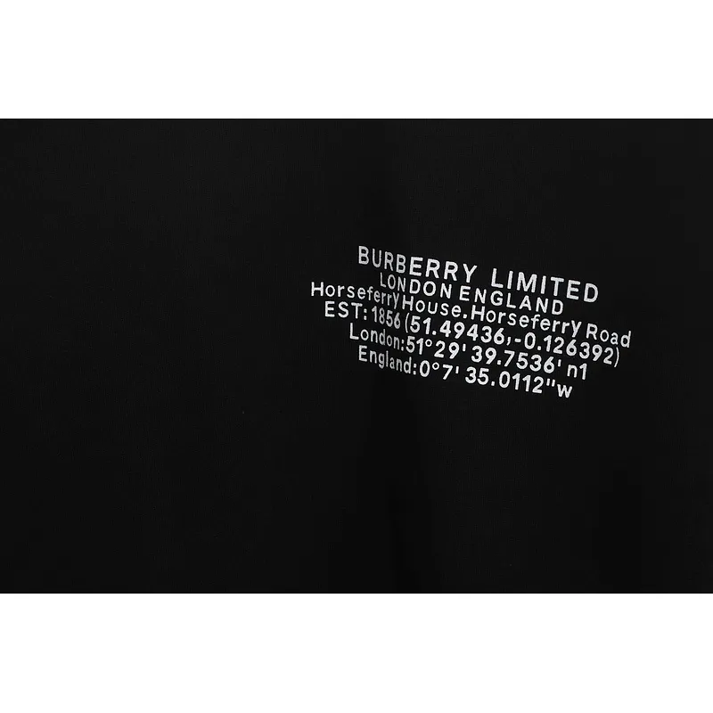 PK God Batch Burberry warp and weft print short sleeves