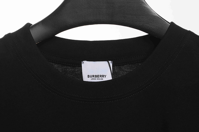 PK God Batch Burberry warp and weft print short sleeves