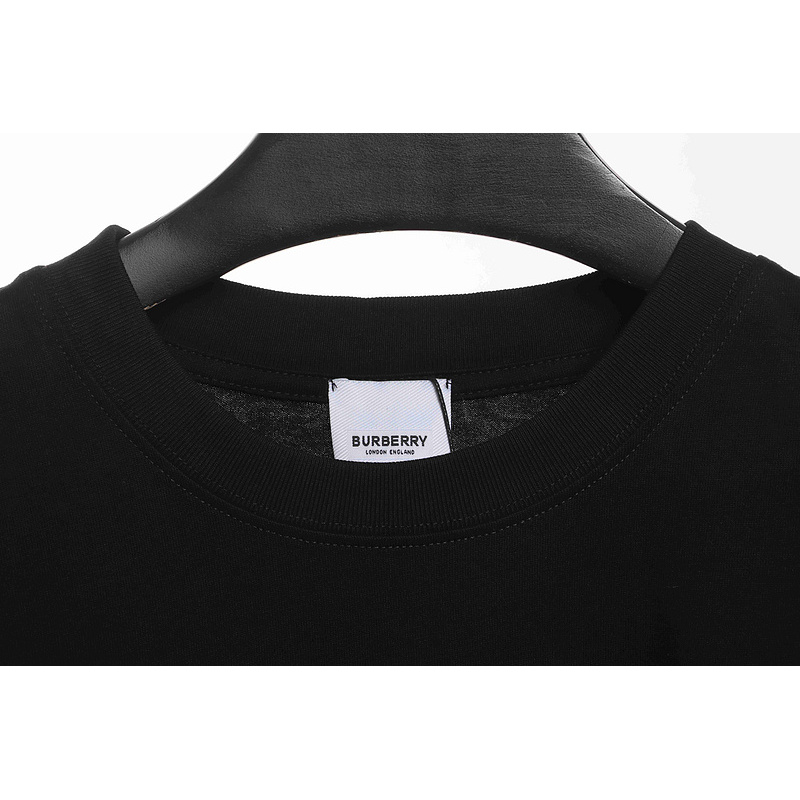 PK God Batch Burberry warp and weft print short sleeves