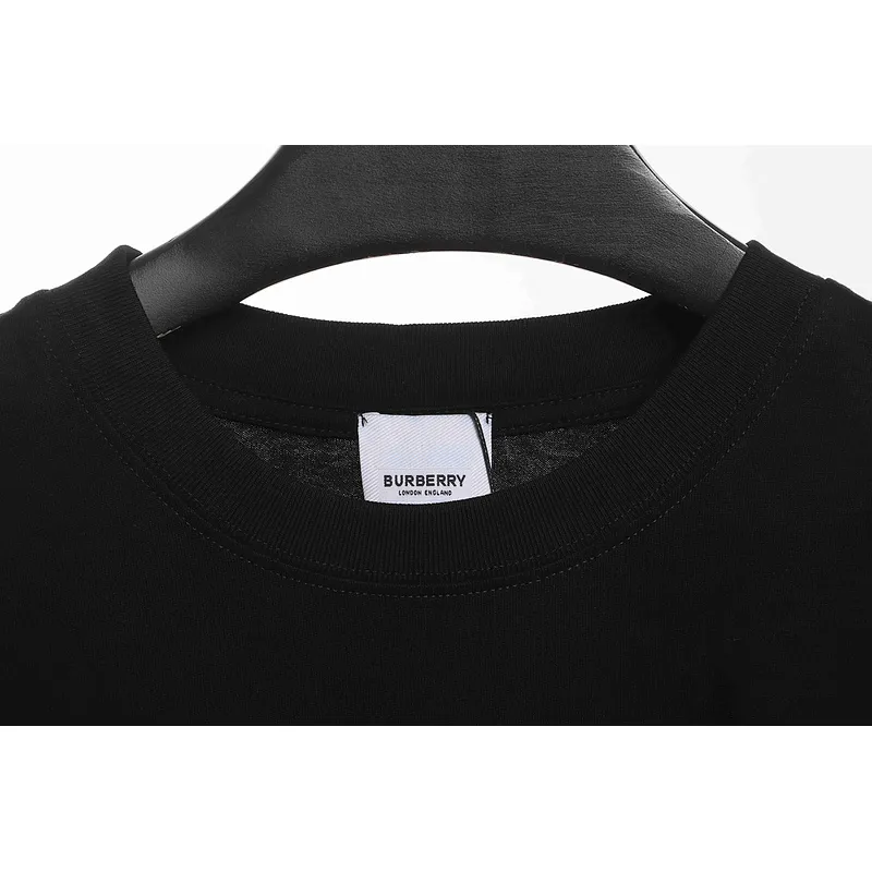 PK God Batch Burberry warp and weft print short sleeves