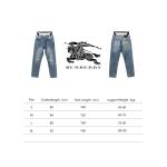 PK God Batch Burberry wheat ear embroidered jeans