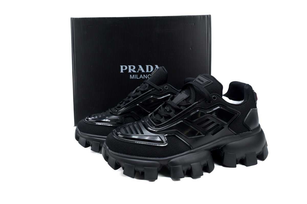 PK God Batch Prada Cloudbust Thunder Sneakers Black