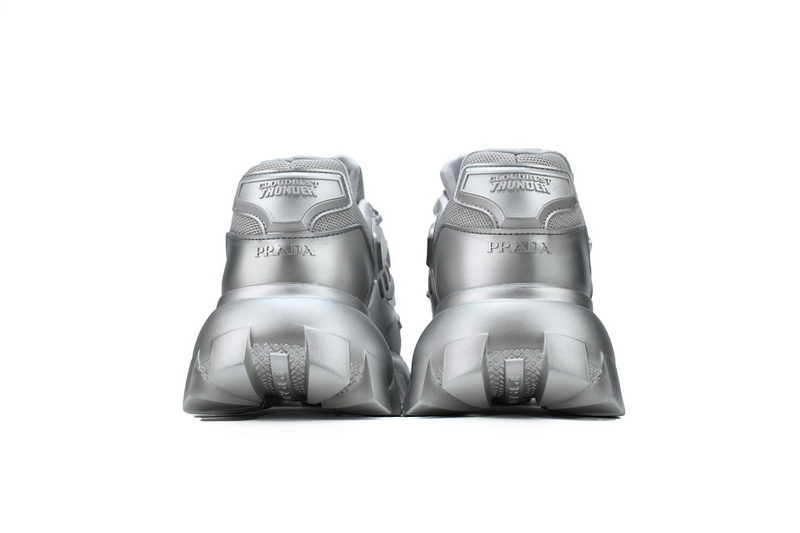 PK God Batch Prada Cloudbust Thunder Sneakers Silvery
