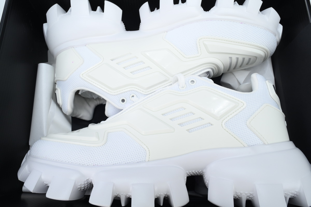 PK God Batch Prada Cloudbust Thunder Sneakers White