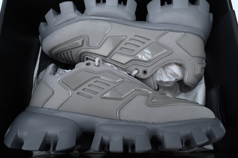 PK God Batch Prada Cloudbust Thunder Technical Fabric Silver