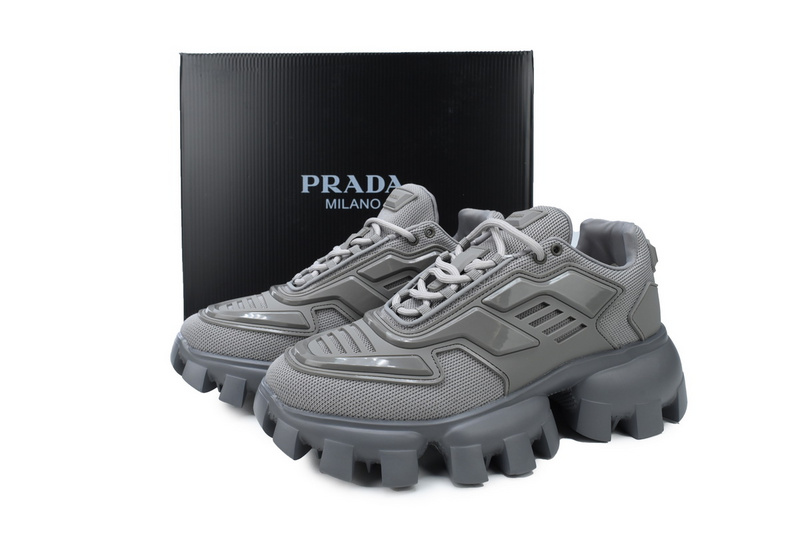 PK God Batch Prada Cloudbust Thunder Technical Fabric Silver