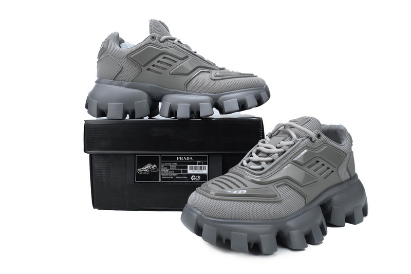 PK God Batch Prada Cloudbust Thunder Technical Fabric Silver