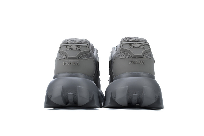 PK God Batch Prada Cloudbust Thunder Technical Fabric Silver