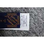 Louis Vuitton Striped Stand Collar Zip-Up Wool Jacket