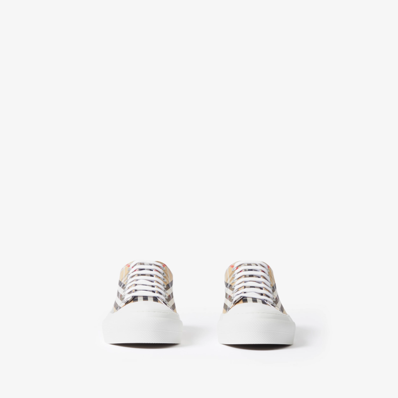 Burberry Check Cotton Sneakers