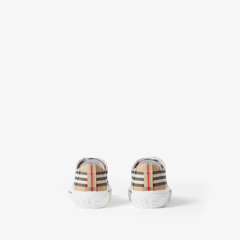 Burberry Check Cotton Sneakers