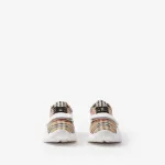 Burberry House Check Pattern Canvas Sneakers