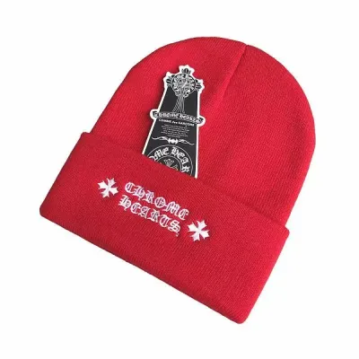 Chrome Hearts Beanie Red 01