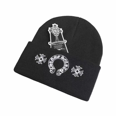 Chrome Hearts Beanie Black pk01 01