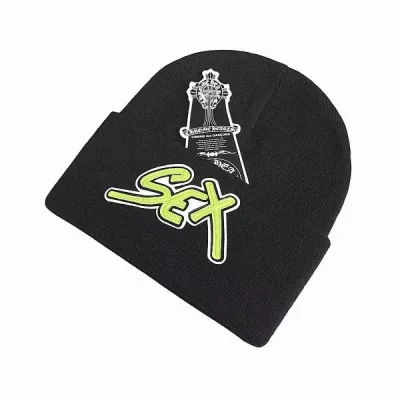 Chrome Hearts Beanie Black pk03 01