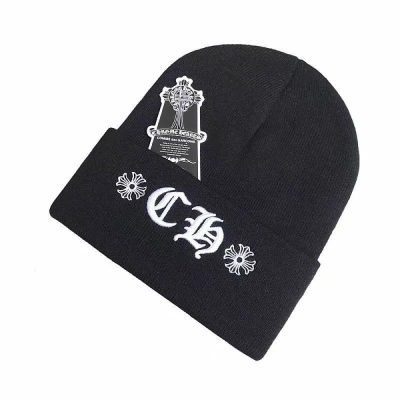 Chrome Hearts Beanie Black pk05 01