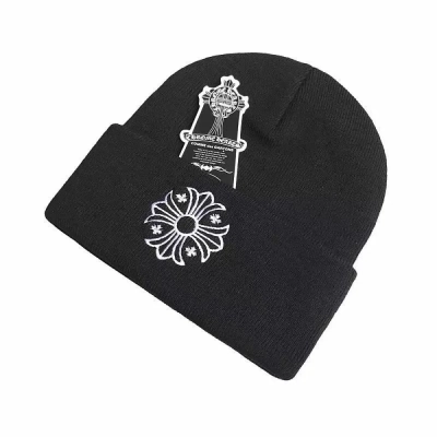 Chrome Hearts Beanie Black pk09 01