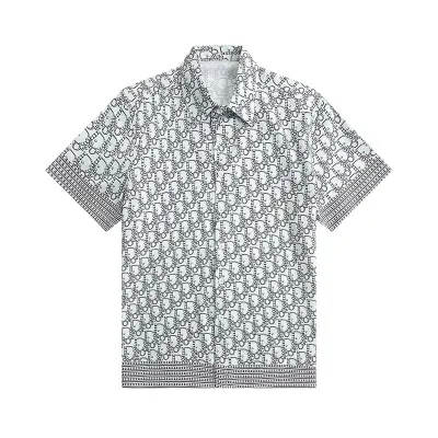 Dior Oblique Short Sleeve Shirt 01