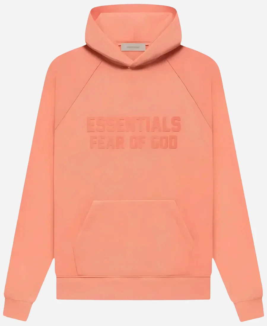 Fear of God Essentials Pullover Hoodie Coral